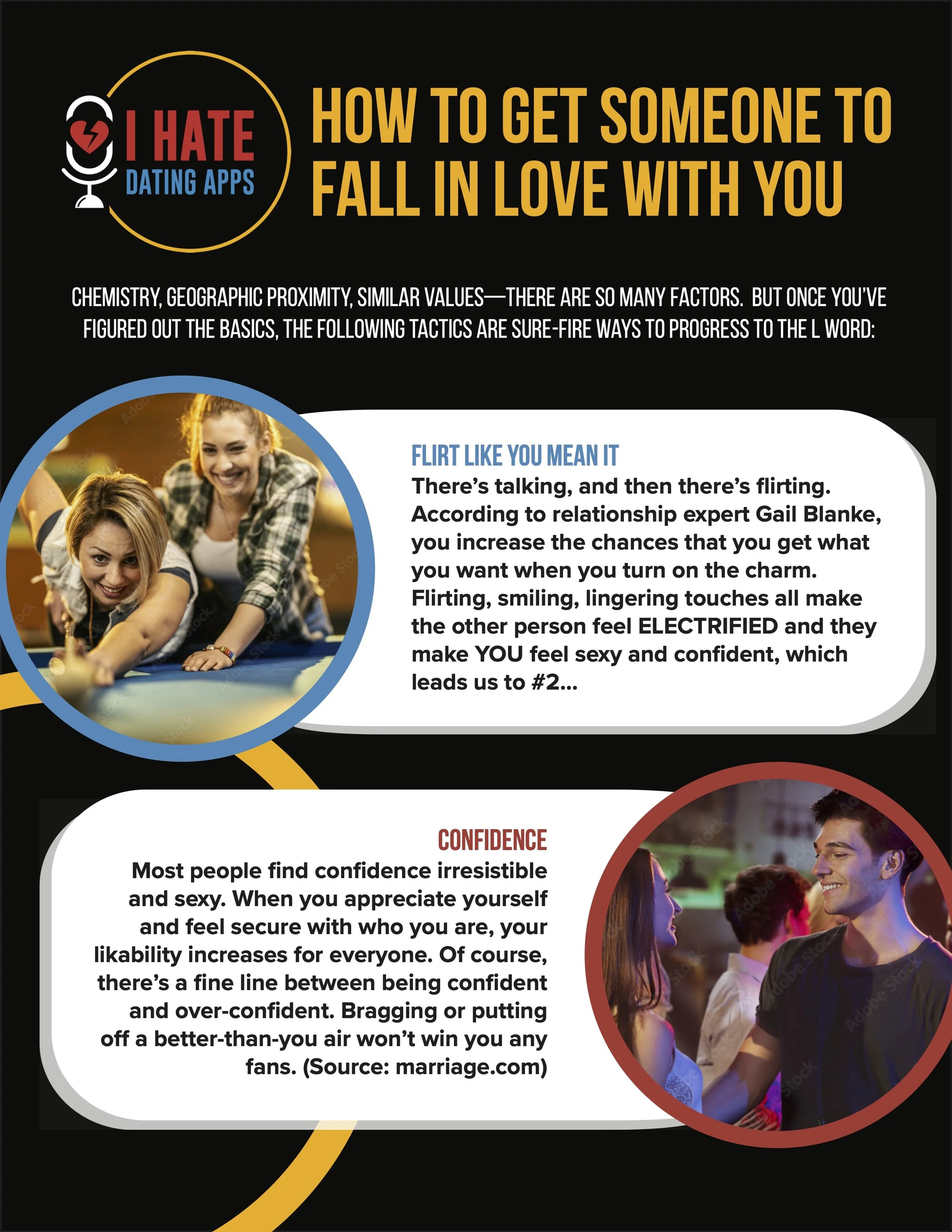 Two expert-approved tips to help someone fall in love