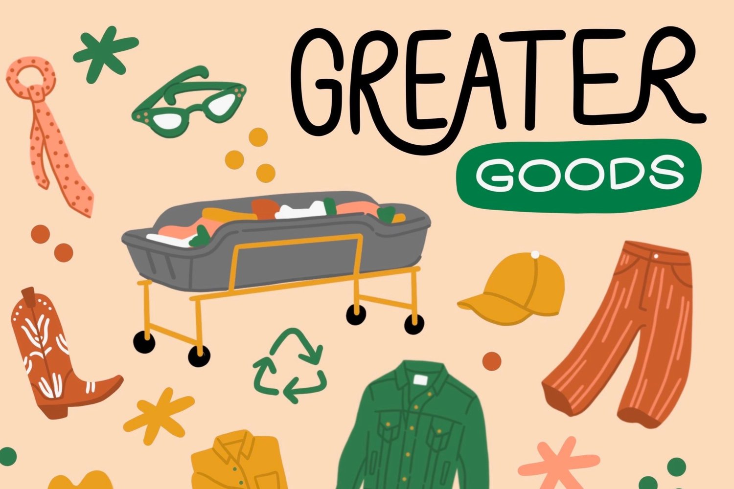 Greater Goods clothing by the pound