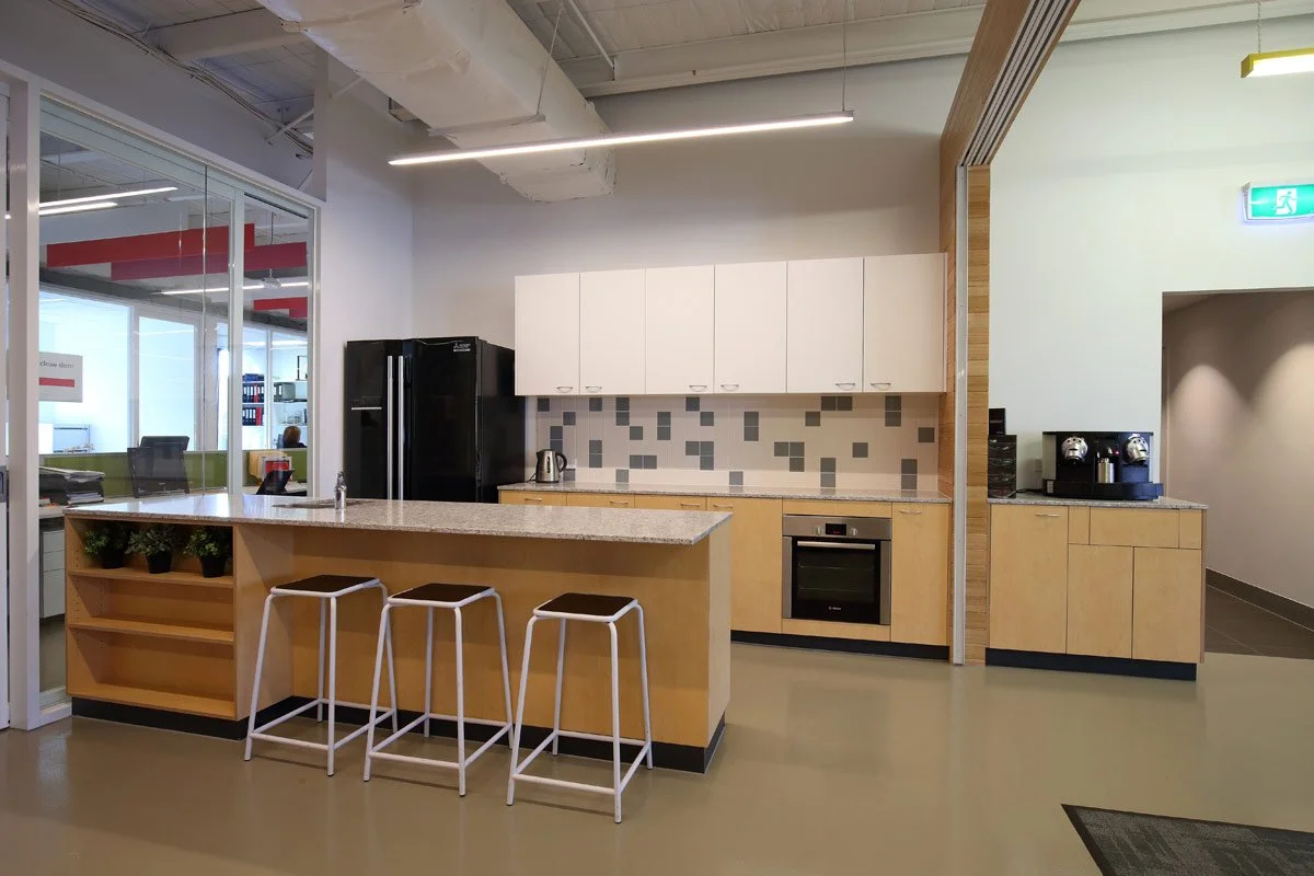 Hocking Stuart kitchen area with some stools