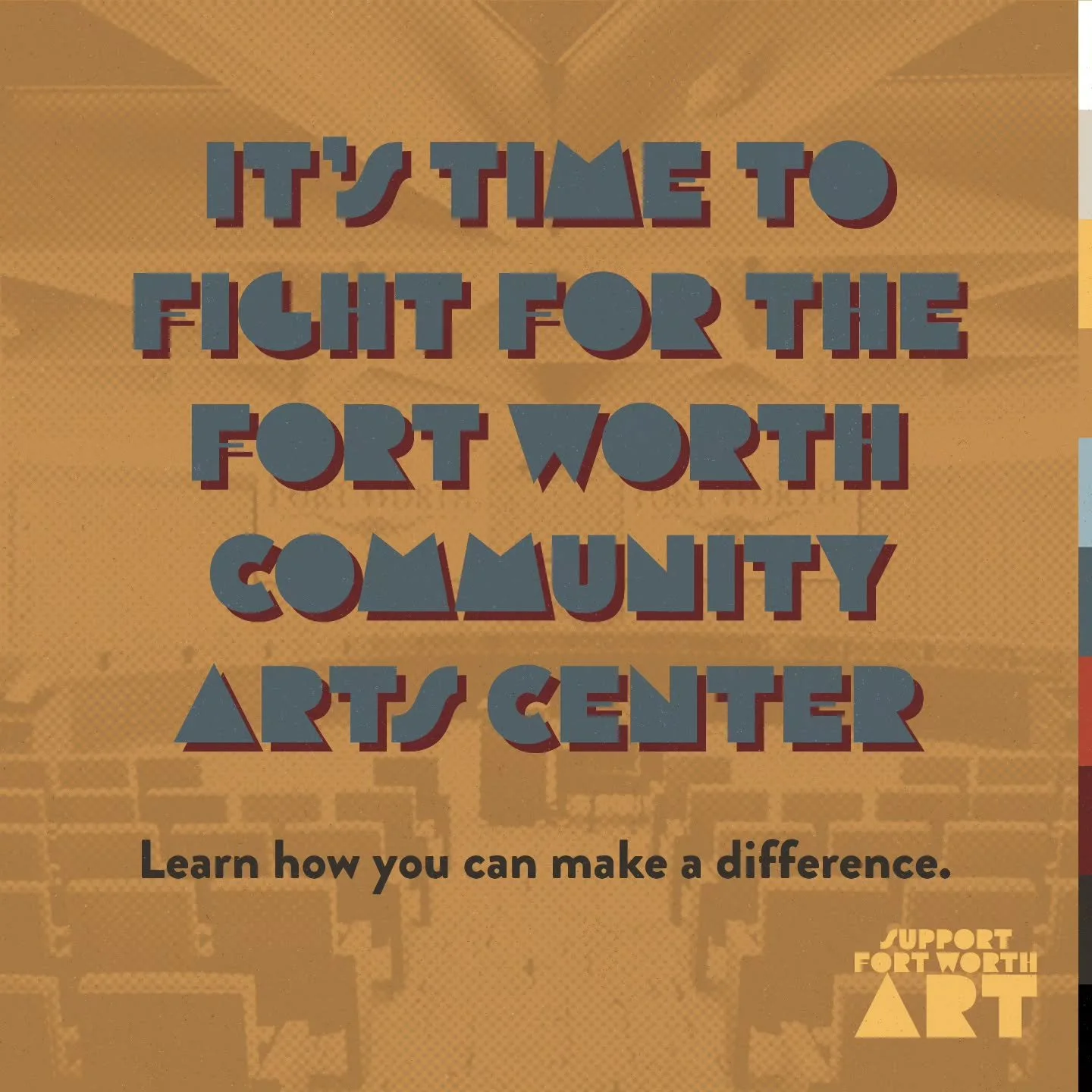 Here's what you need to know about the fight for the Fort Worth Community Arts Center, and how you can make a difference.

Join us Tuesday, November 25th at 6pm at Amphibian Stage to help strategize. RSVP at the link in our bio.

Plan to speak at Pub