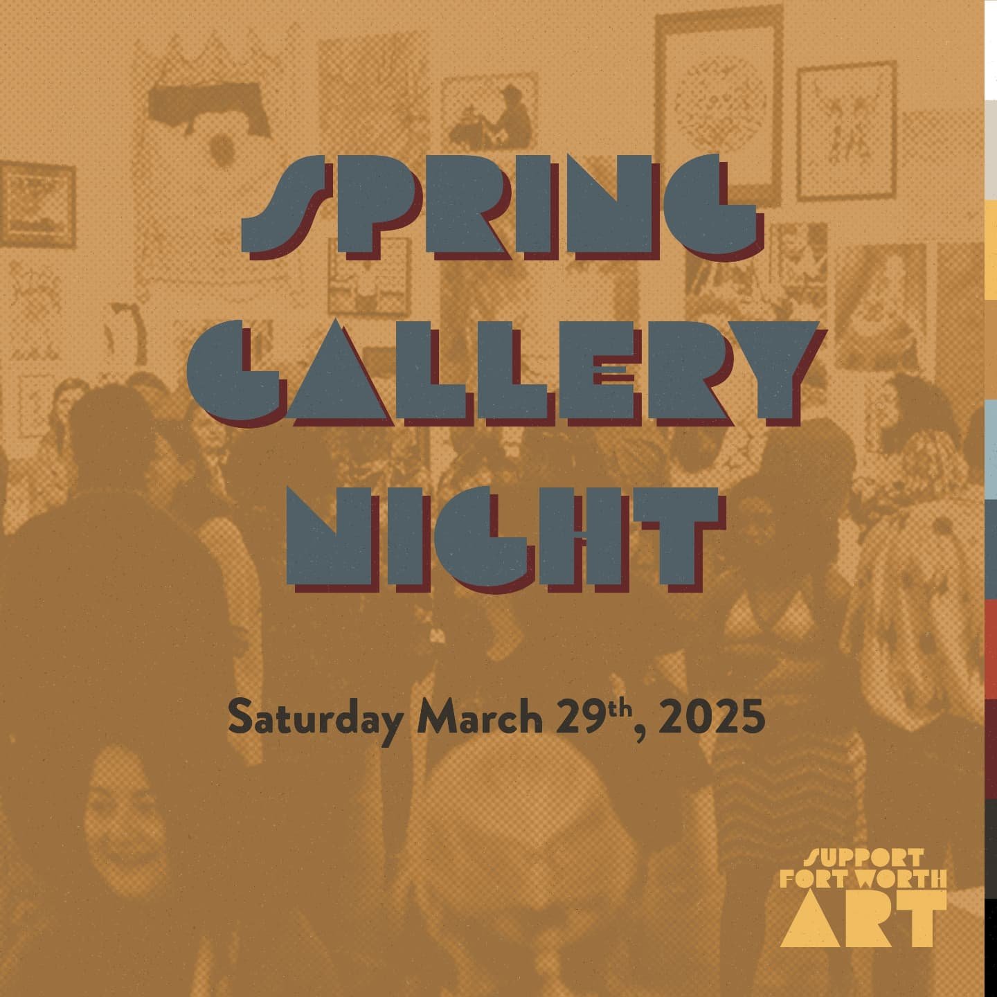 This Saturday, March 29th, is sure to be one of the biggest days of art in Fort Worth all year. Not only is it the inaugural Arts Forward summit, but it's also Spring Gallery Night!

Here's some essential info about gallery night, all the stops to ch