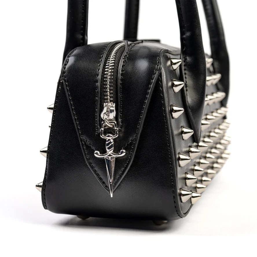 Dravena Spiked Baguette Bag