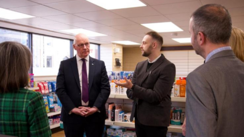 John Swinney and Maree Todd Visit Alness Pharmacy