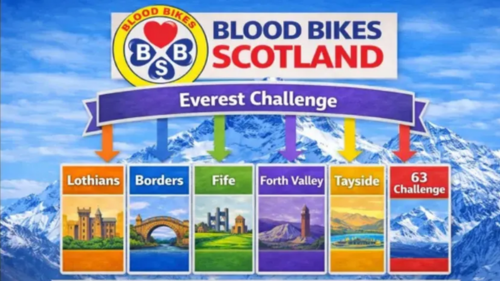 Blood Bikes Scotland - Everest Challenge