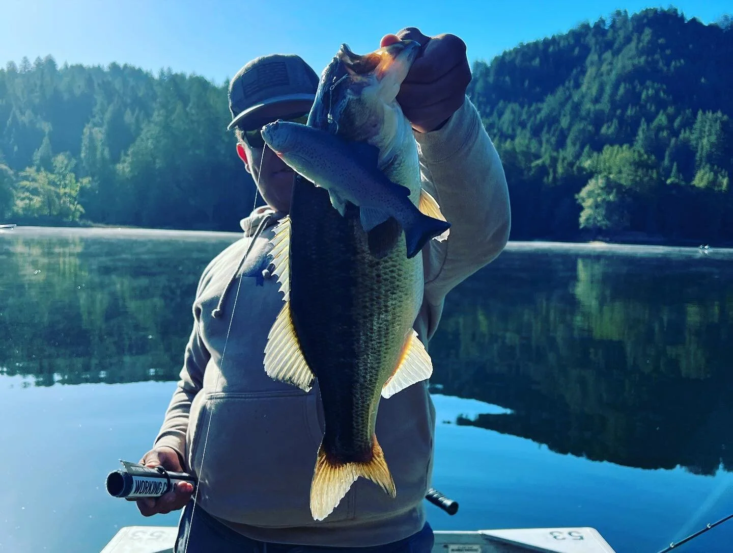 Got a really nice fish today on the hud I saw her heat it right under the boat. #bigbass #bigbassdreams #swimbaitunderground #swimbaitculture