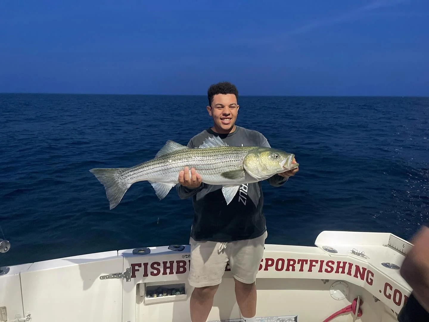 Had a blast fishing on this trip. I got to fish during a layover in Boston and caught that giant striper and got to get some cool fish in the Azores.
