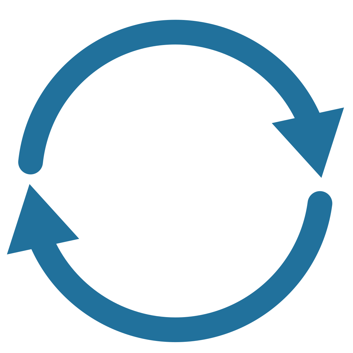 A blue vector representing unlimited revisions