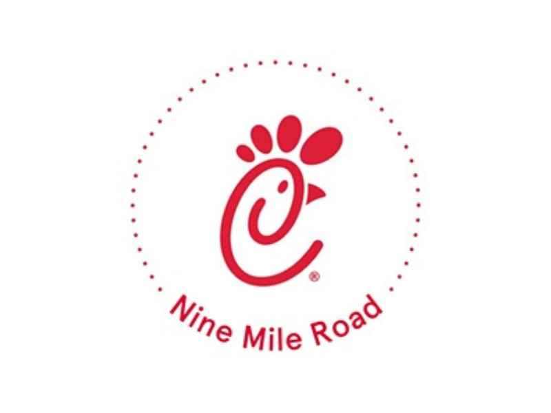 Chick-fil-A Nine Mile Road logo design