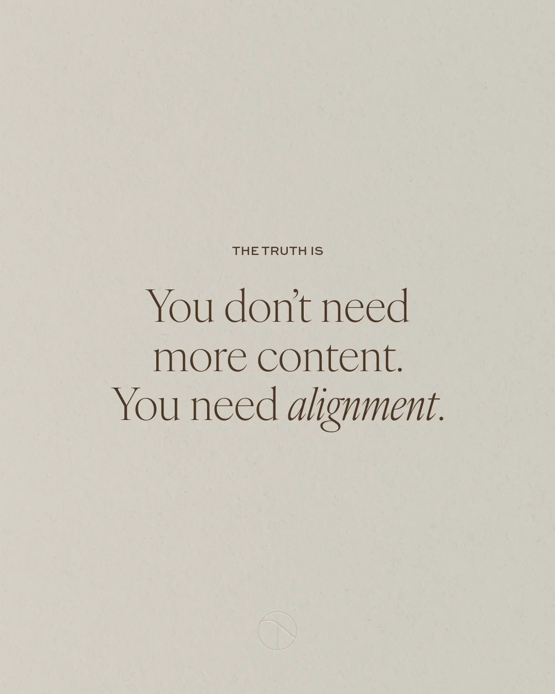 If you&rsquo;re a mental wellness coach posting consistently but still not attracting the right clients, this isn&rsquo;t a discipline issue.

It&rsquo;s an alignment issue.

I used to think I needed to show up more, explain better, and work harder t