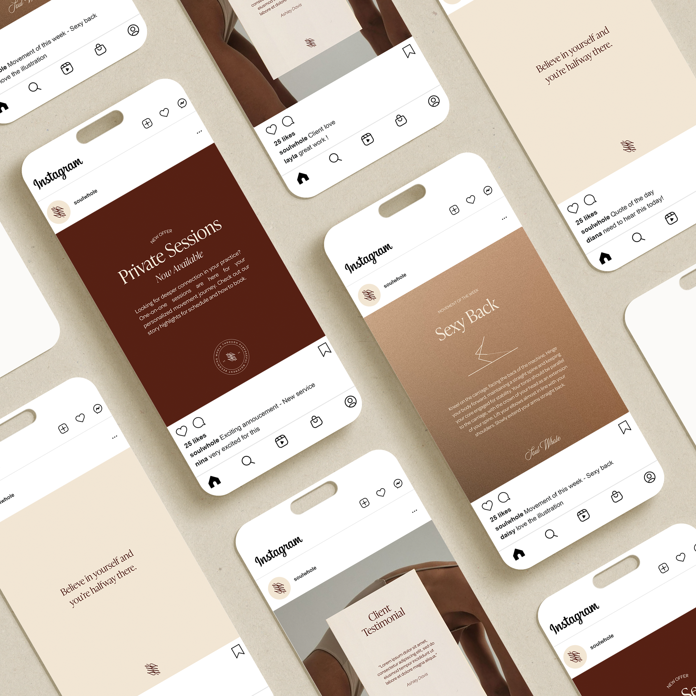 Soul Whole social media templates