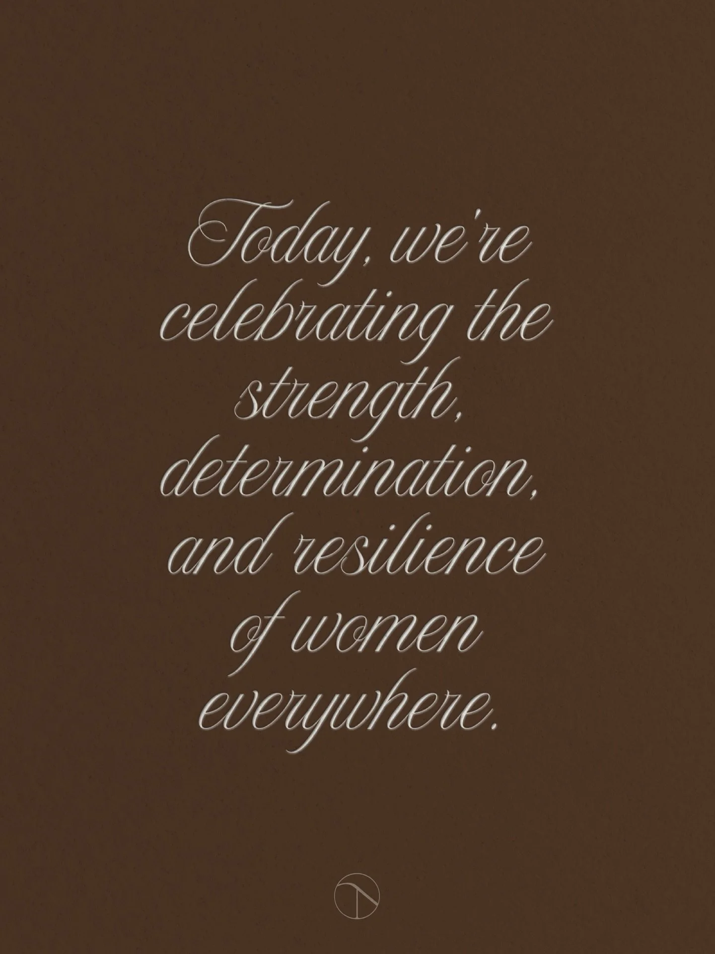 Happy International Women&rsquo;s Day to the women who lead with both her strength and her softness.

Who built something from vision and courage. Who holds space for others while learning to hold space for herself.

Today is yours 🌸