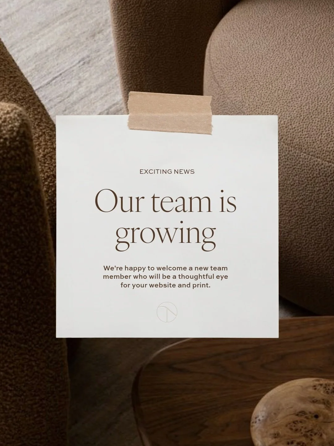 The studio is growing, and we couldn&rsquo;t be more excited to share this with you ✨

Meet Deuay, our new web designer and the thoughtful eye behind every website and print project we take on. 

He brings a deep love for craft, a background in graph