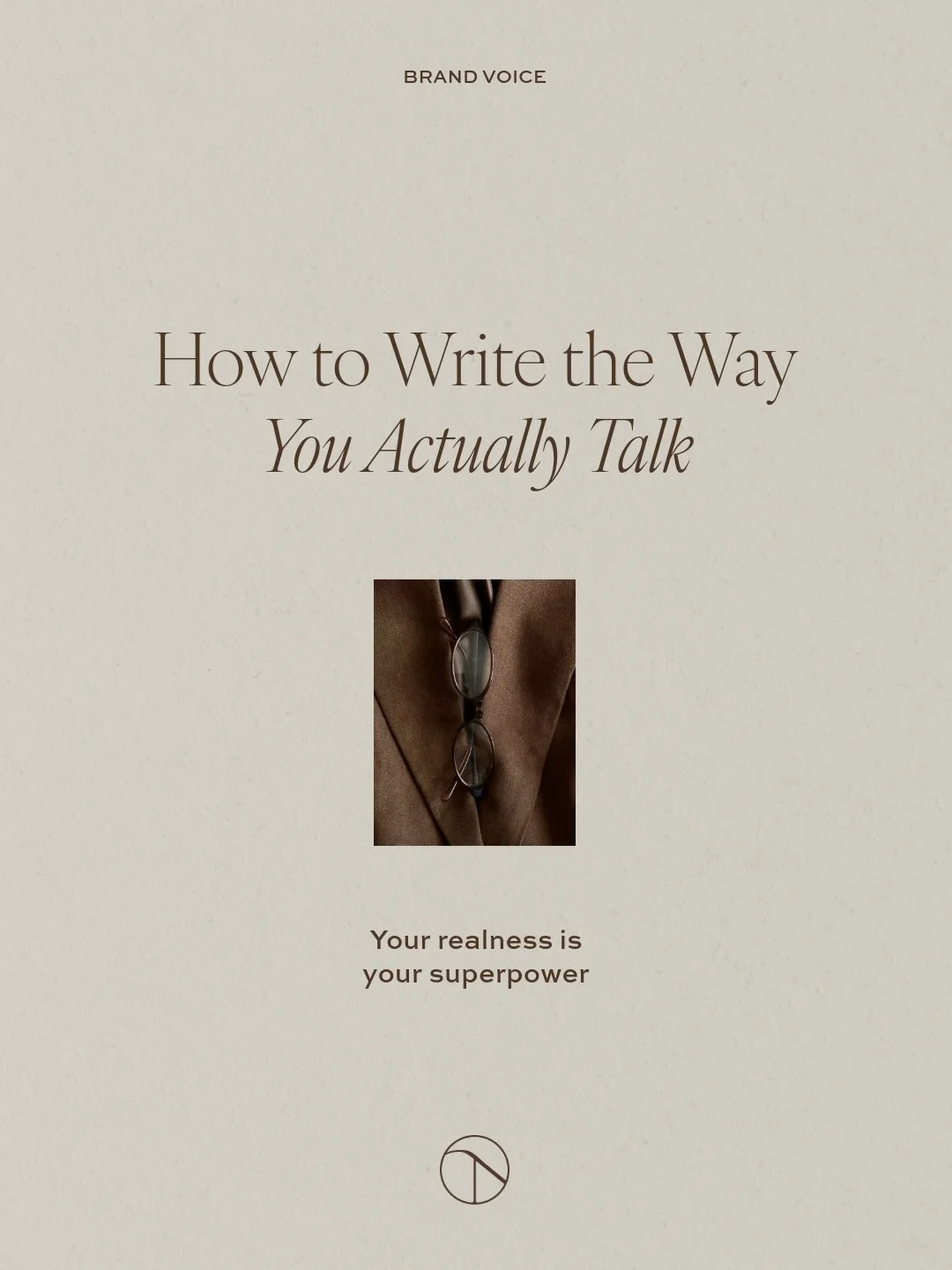 Your clients aren&rsquo;t looking for a professional. They&rsquo;re looking for a person who is a real, warm, been-there human who gets it. And the fastest way to be that person online is to write the way you actually talk. Not like a textbook. Not l