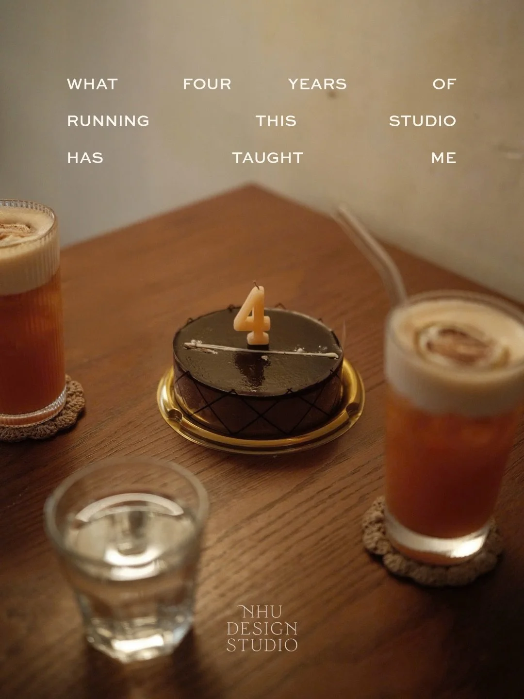 Four years ago today, Nhu Design Studio was born.

I didn&rsquo;t know what I was fully stepping into. I just knew I wanted to build something meaningful for founders who deserve a brand that actually reflects their stories.

Four years later, here&r