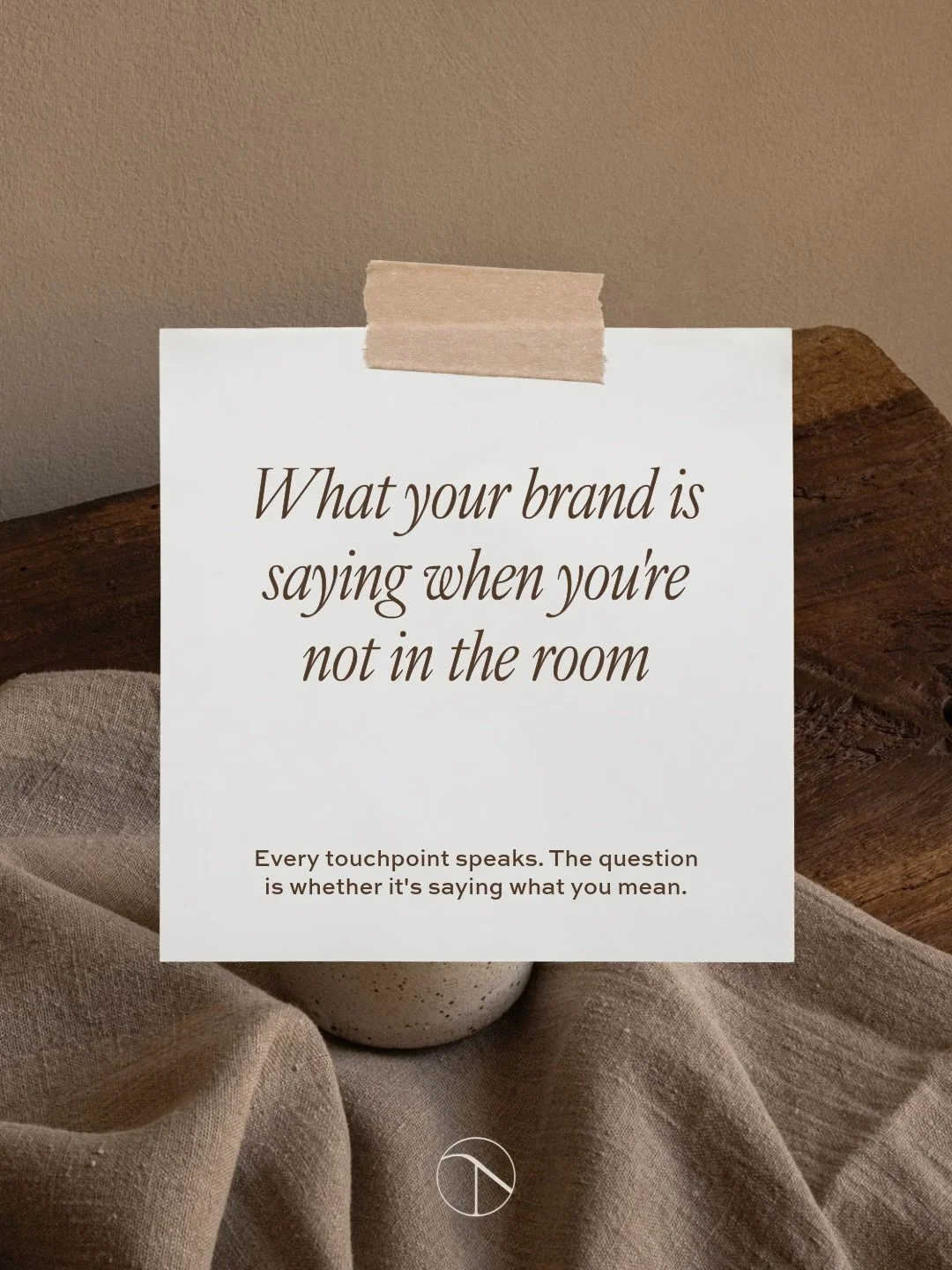 ⭐️ Mental wellness coaches, your brand is working even when you&rsquo;re offline, asleep, or in a session with a client.

Every touchpoint she encounters before she ever reaches out to you is making an impression. Your website, your grid, your propos