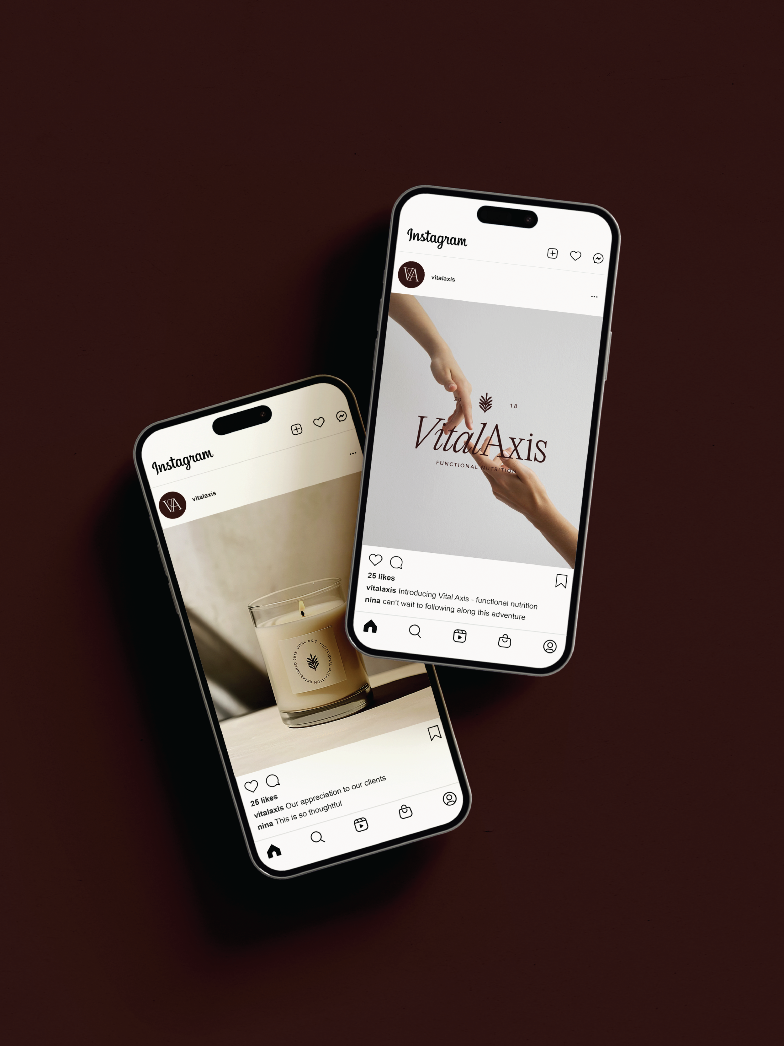 nutrition, functional health, wellness, coaching, social media templates