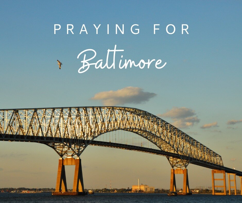 We are praying for our neighbors and everyone impacted by this terrible tragedy. May Baltimore hold onto hope and strength, and may the community embrace the families and first responders.

#BaltimoreBridge #keybridge #fskbridge #BaltimoreStrong