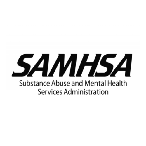 SAMHSA logo for Substance Abuse and Mental Health Services Administration.