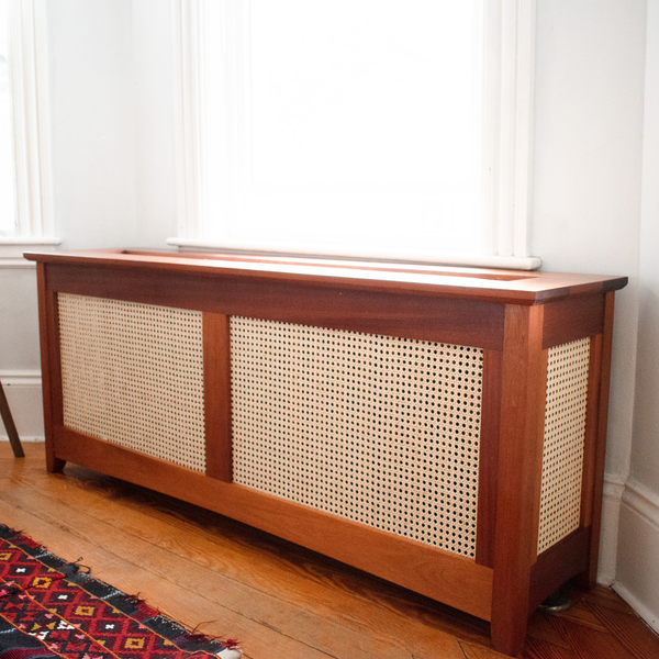 Mahogany radiator cover