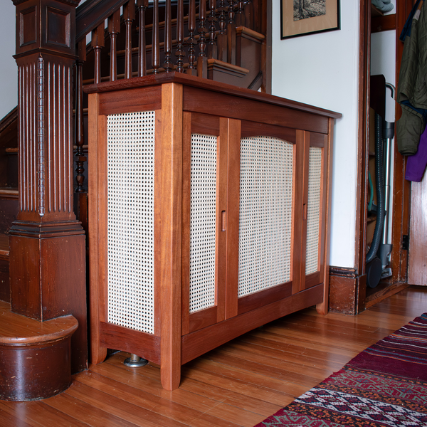 Mahogany radiator cover