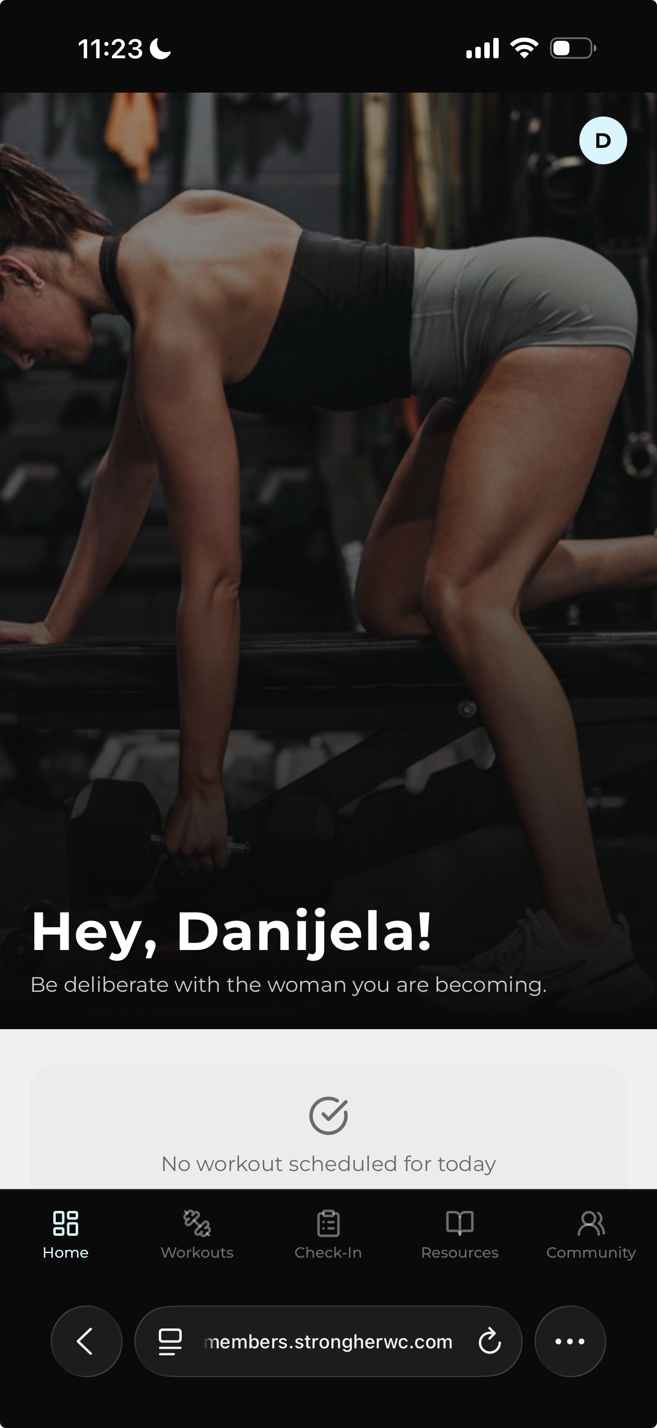 Online fitness coaching app