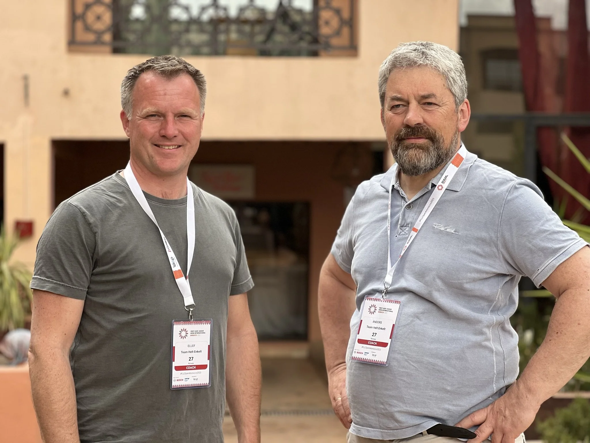 Ellef Grimsrud og Anders Garthus - våre to flinke veiledere - godt for gutta at de var med