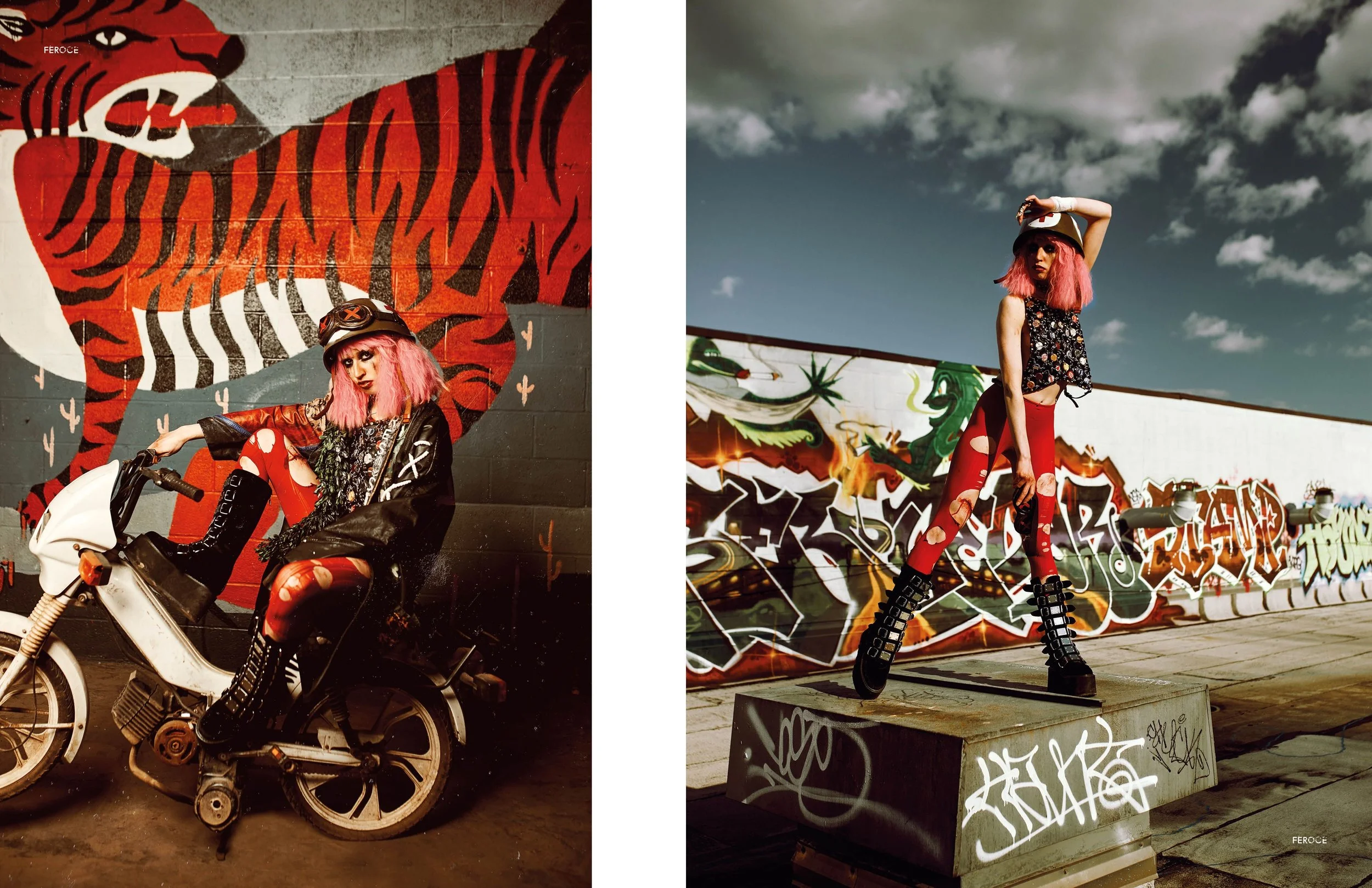 THISTopia, Feroce (Model, Co-Stylist)