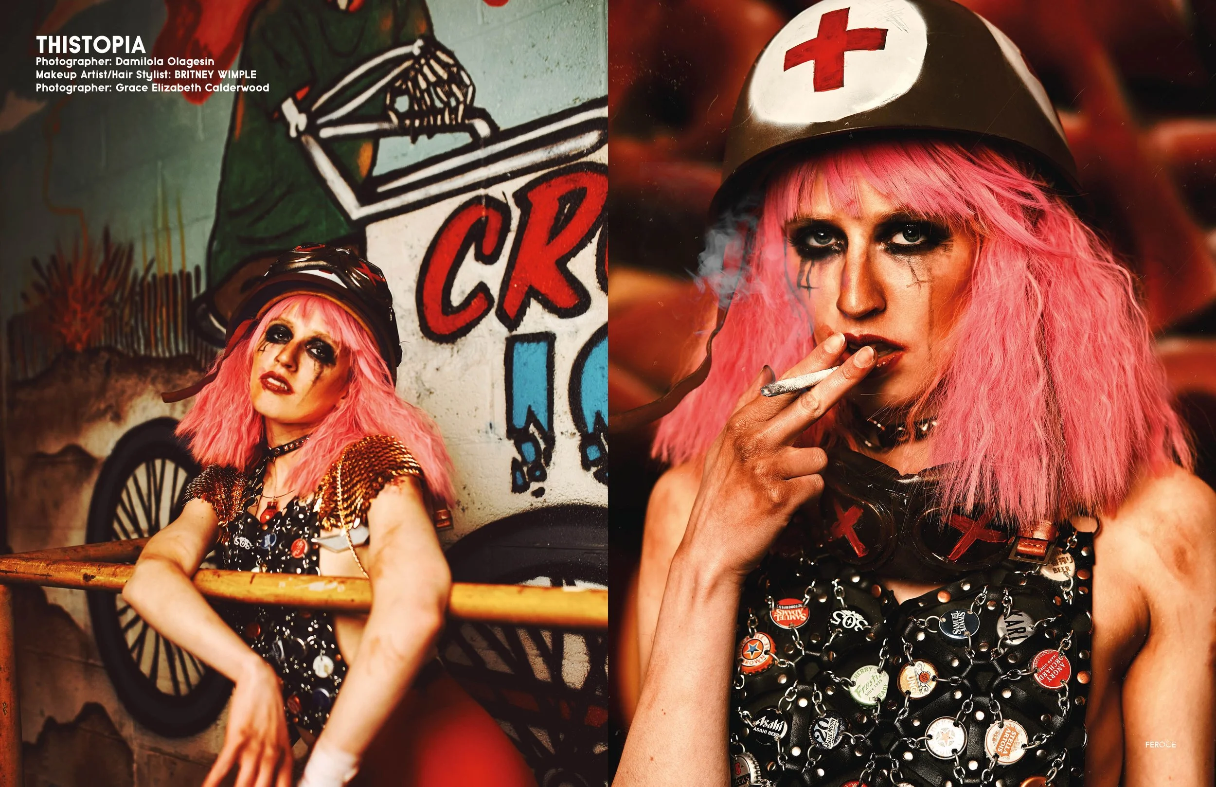 THISTopia, Feroce (Model, Co-Stylist)