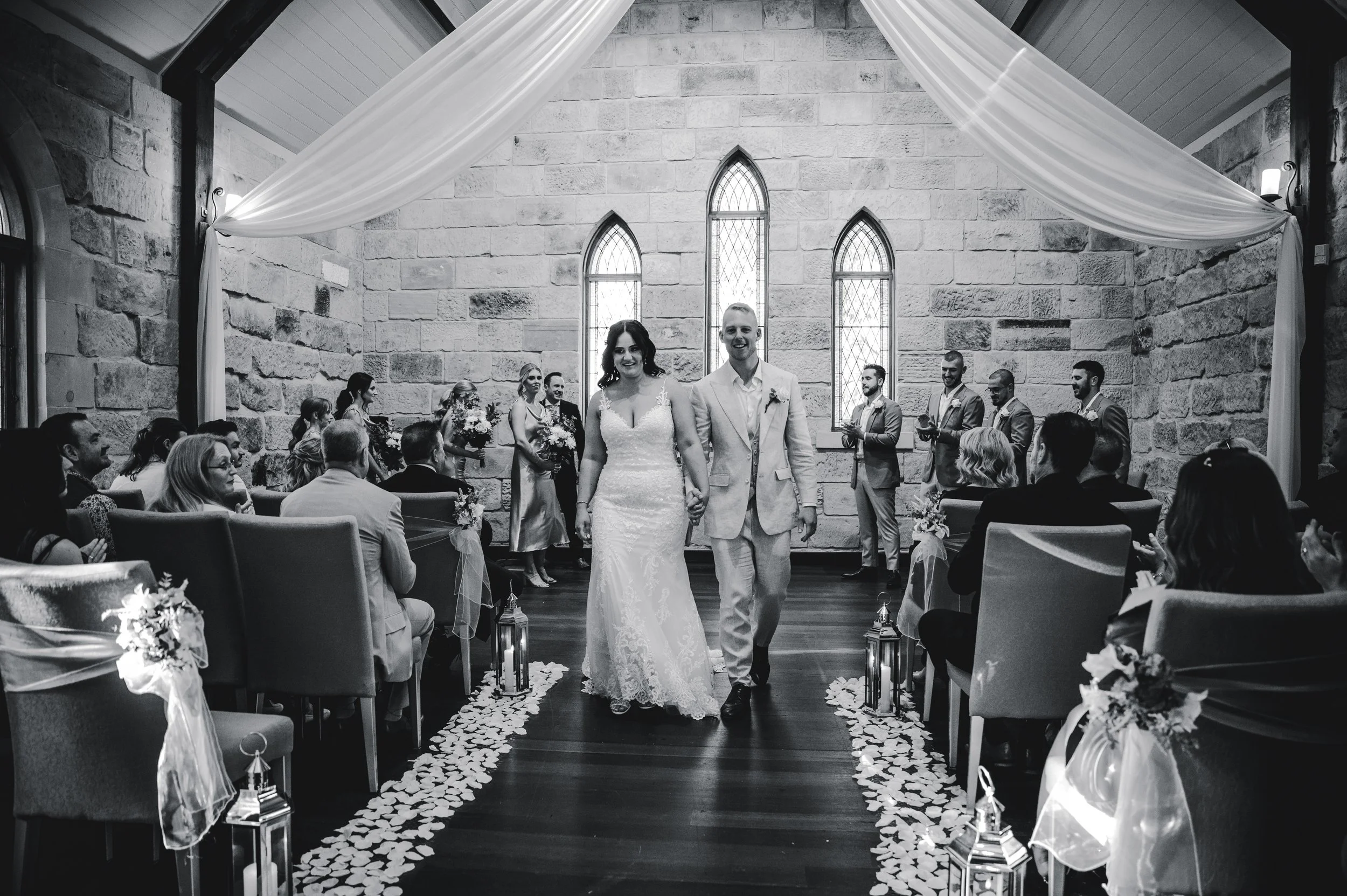 Hunter Valley wedding photographer capturing a candid moment between a couple