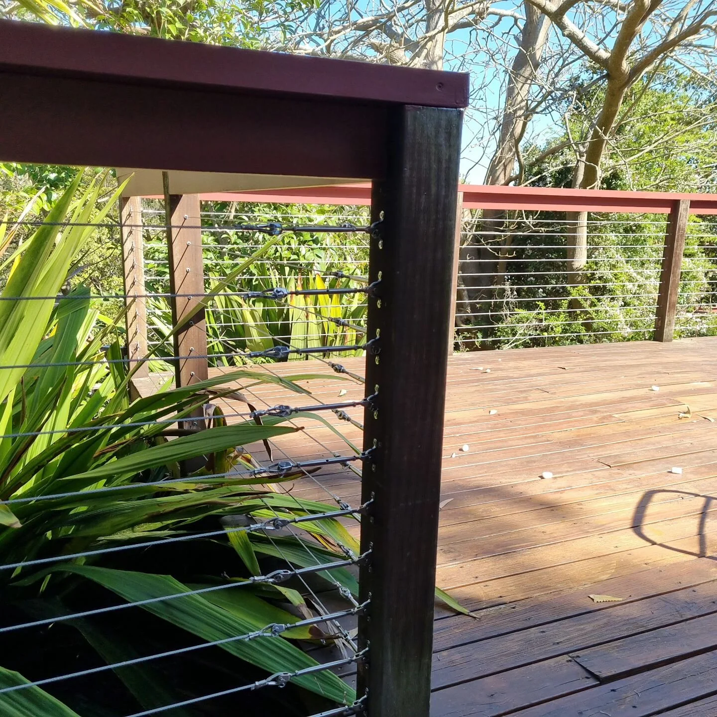 Restoring a rotted railing to a landscape feature