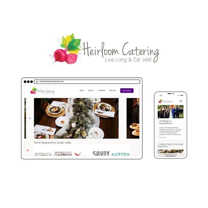 This website launch is an extra special one! I met Michelle Garcia, the founder of @heirloom_catering in 2014 when she was in a business boot camp with @rmmfi and I was a part of her mentorship team.

Needless to say it&rsquo;s been amazing and inspi