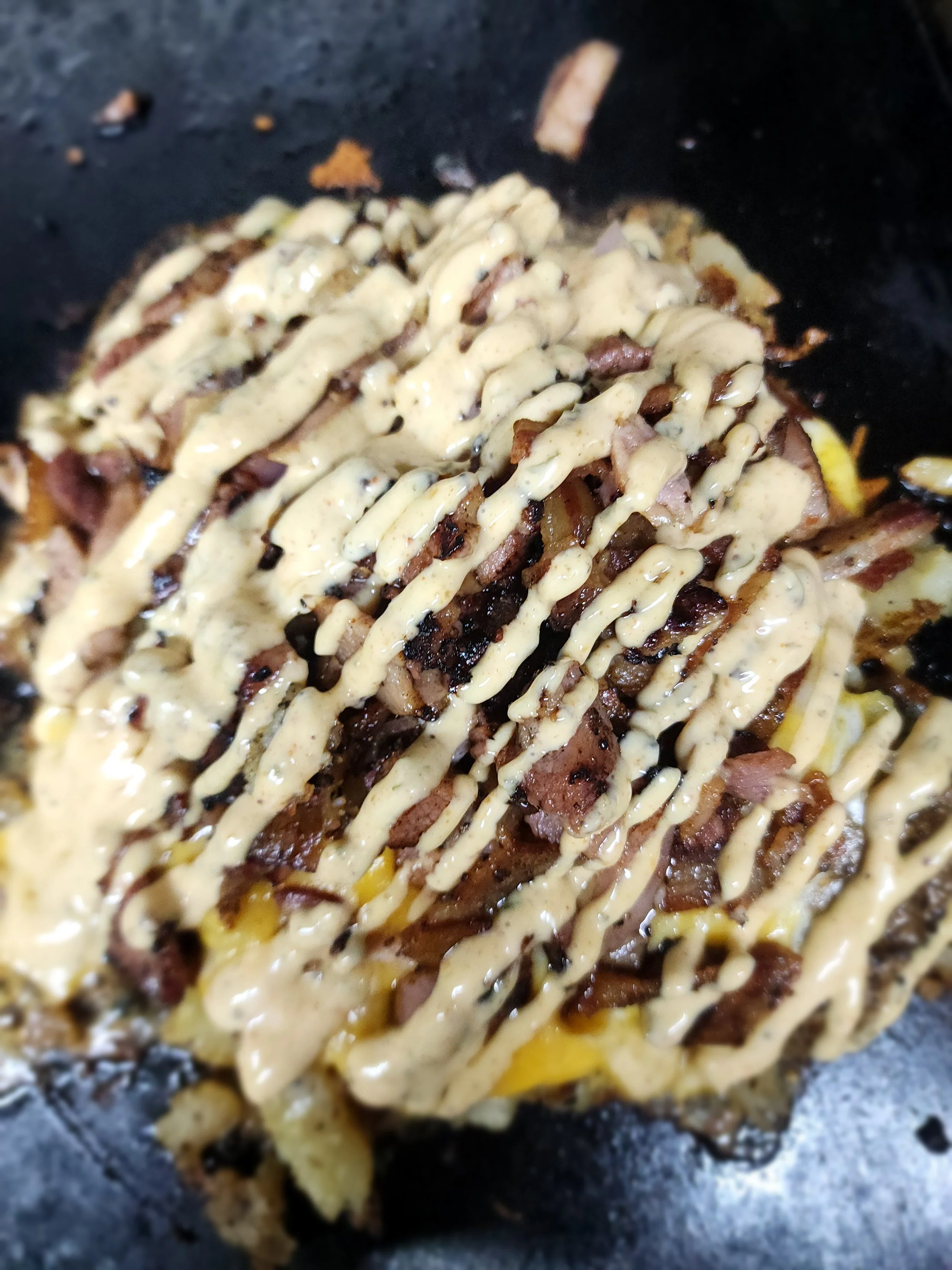 loaded baked potato jerk chicken