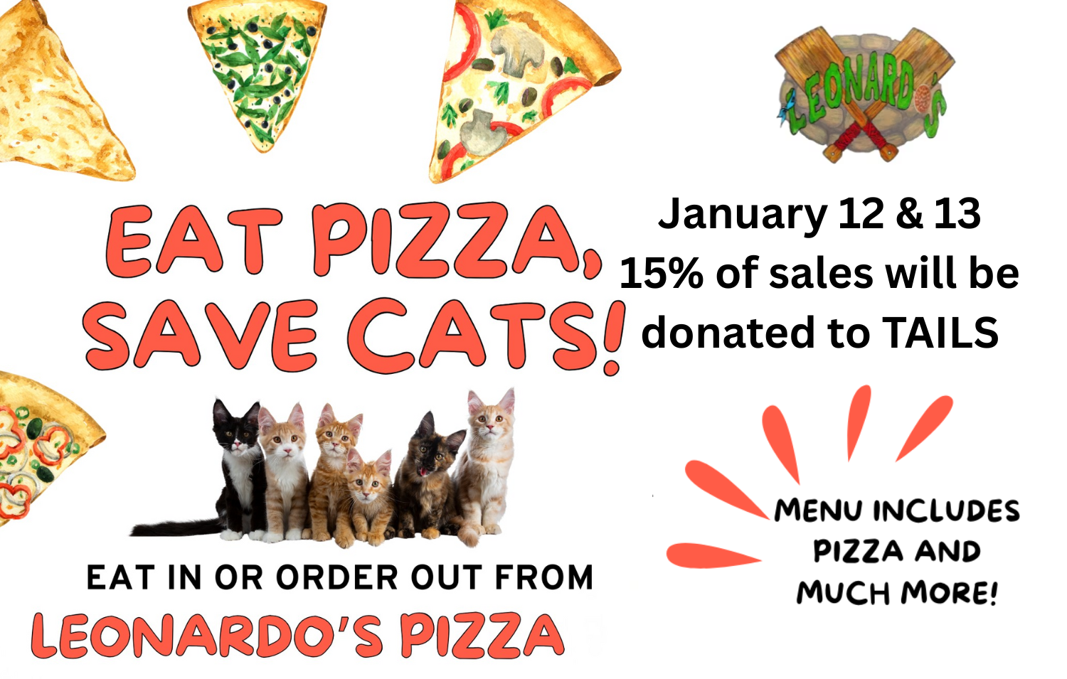 Fundraiser at Leonardo's Pizza, Norwalk