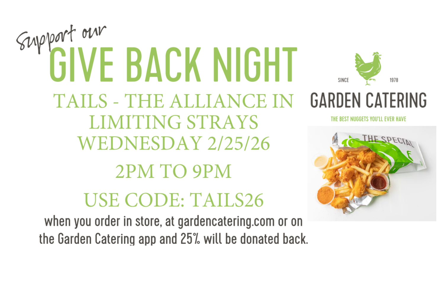 Fundraiser at Garden Catering, Norwalk