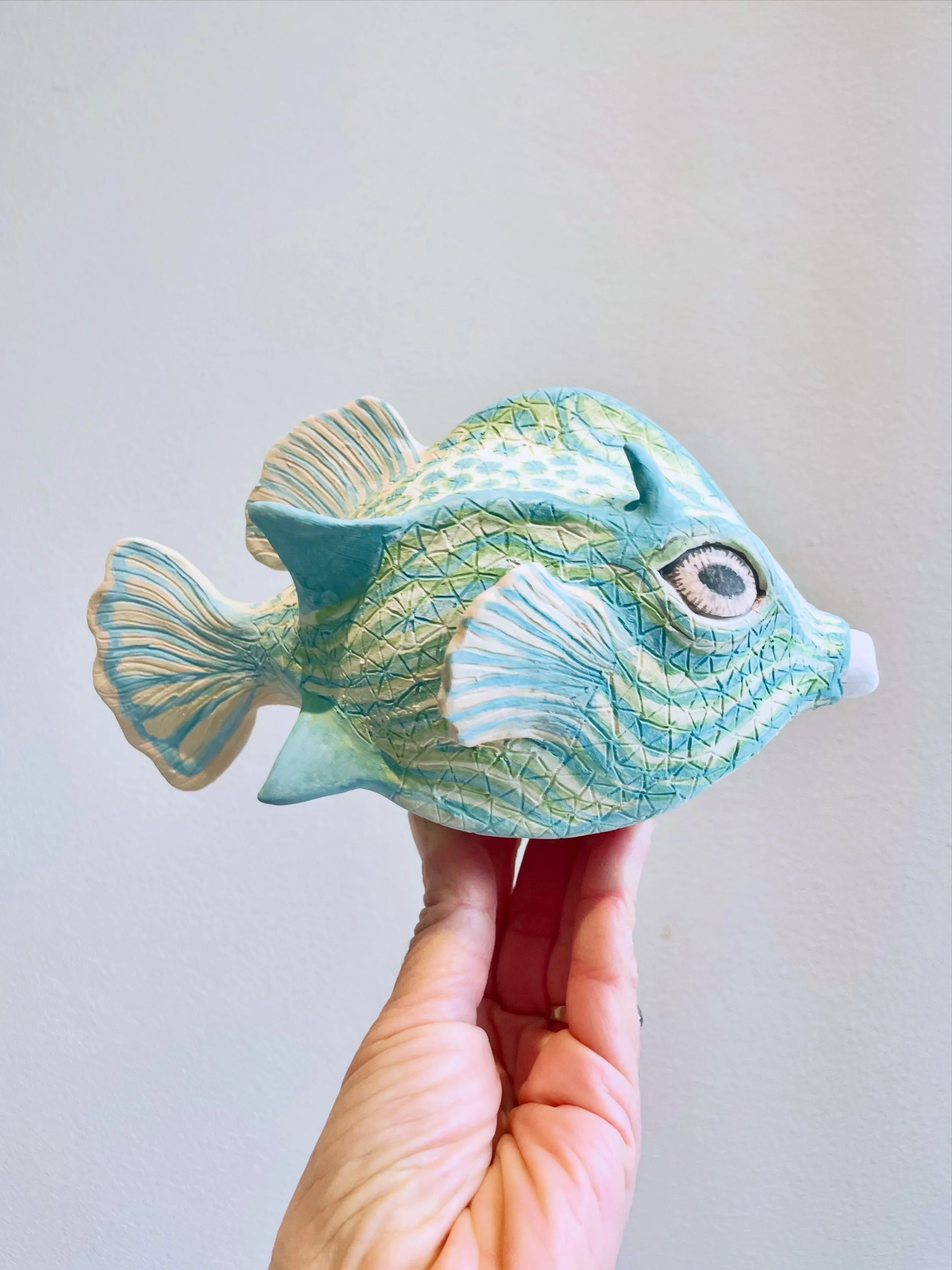 Have you ever seen a boxfish?

The ocean is full of wonderfully weird creatures, and boxfish are certainly full of character! 🐠

I had so much fun bringing this little guy to life and I&rsquo;m looking forward to creating more quirky ocean creatures