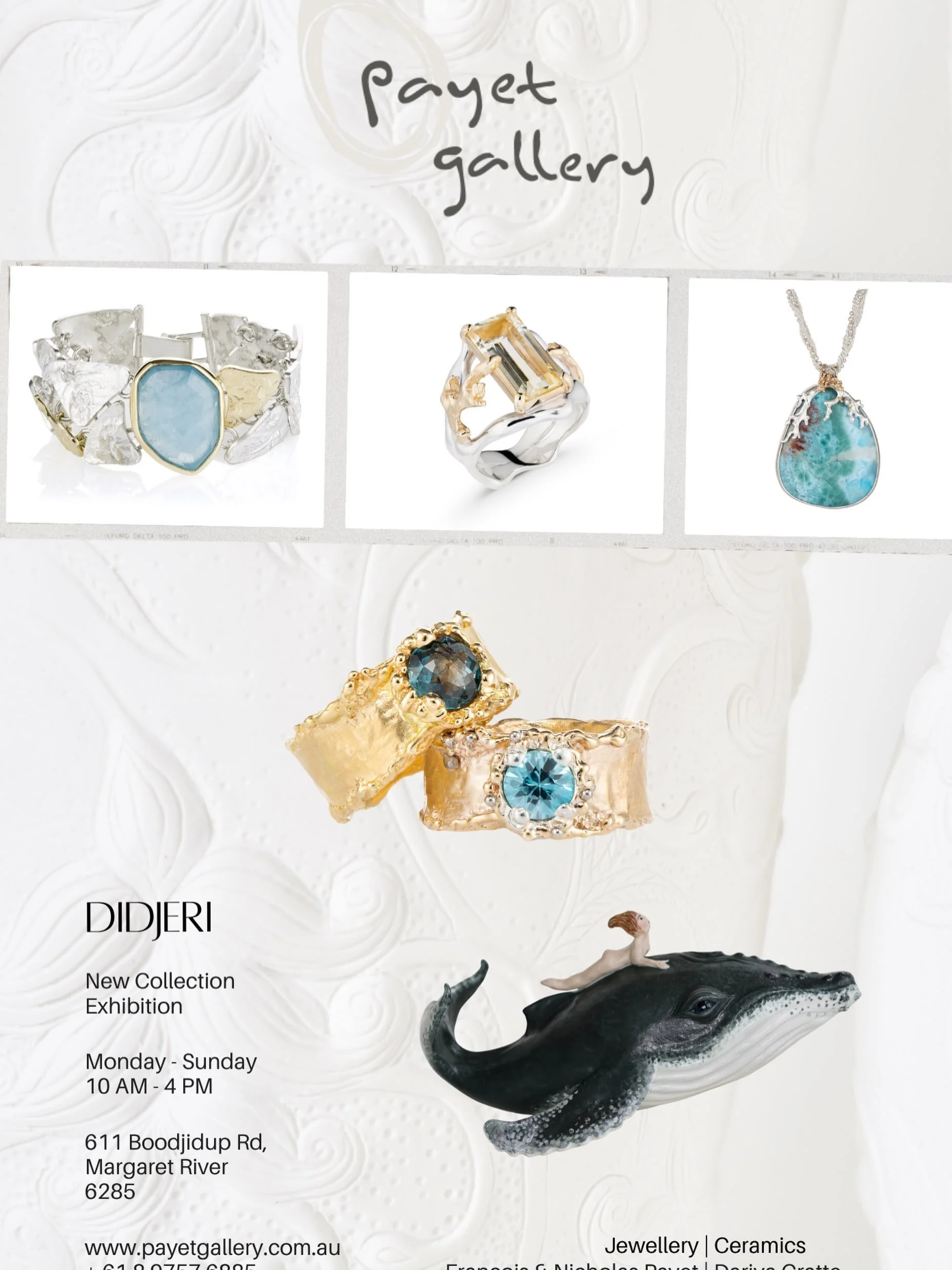 Join us for the opening of Digeri on 12th September at Payet Gallery.
Immerse your senses in a moment of magic &mdash; captured in clay and gold.

#porcelain #porcelainart #margaretriveropenstudios #magic #art
