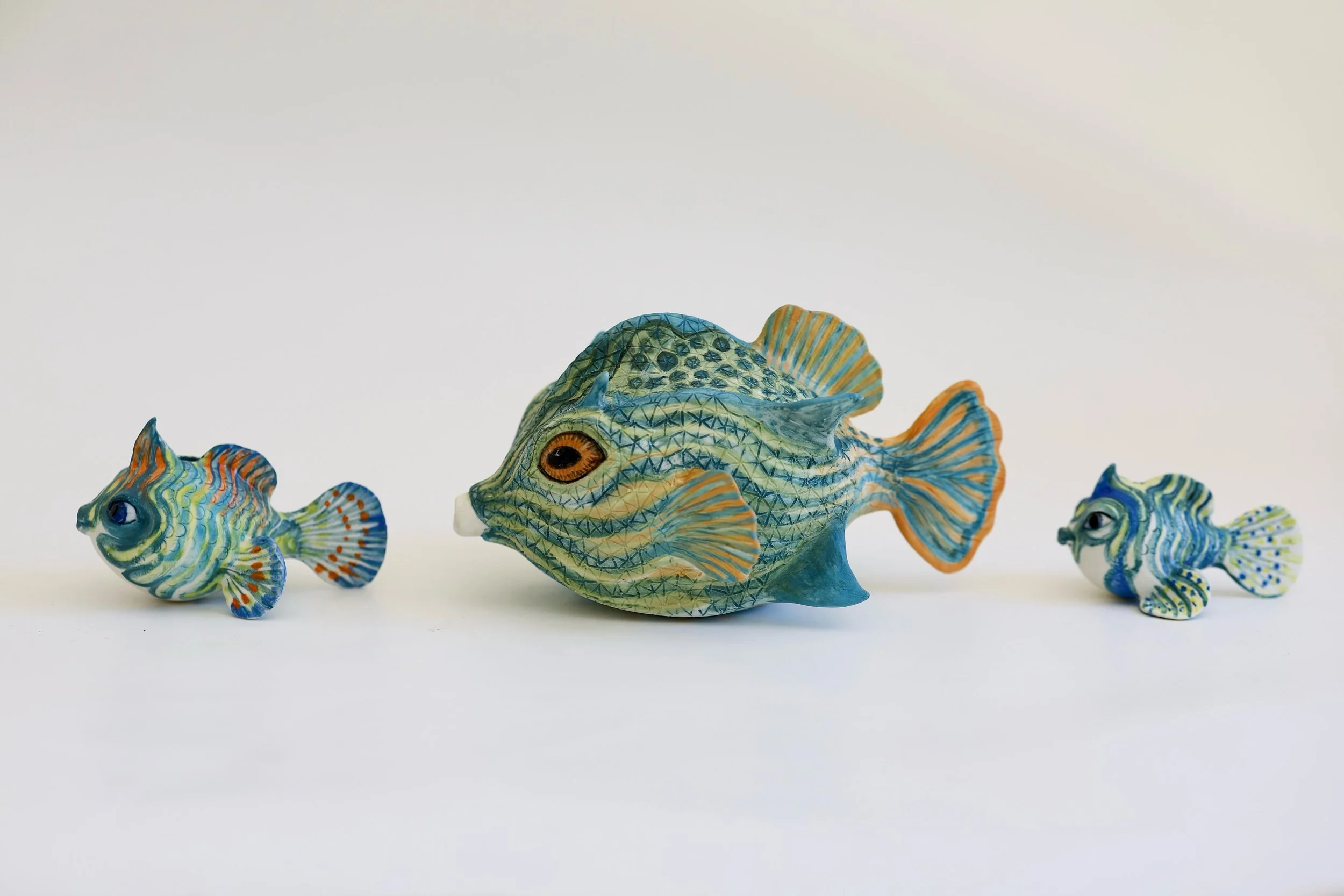 This little box, along with its fishy friends, is currently on display at @payetgallery 🐟✨

We&rsquo;d love to meet you during @margaretriverregionopenstudios if you&rsquo;re passing by. Come say hello, explore the studio, and see our latest collect