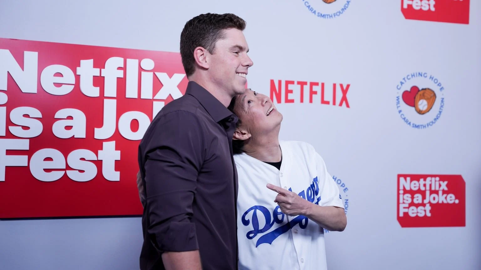 Will Smith the comedian? Dodgers bring support, laughs