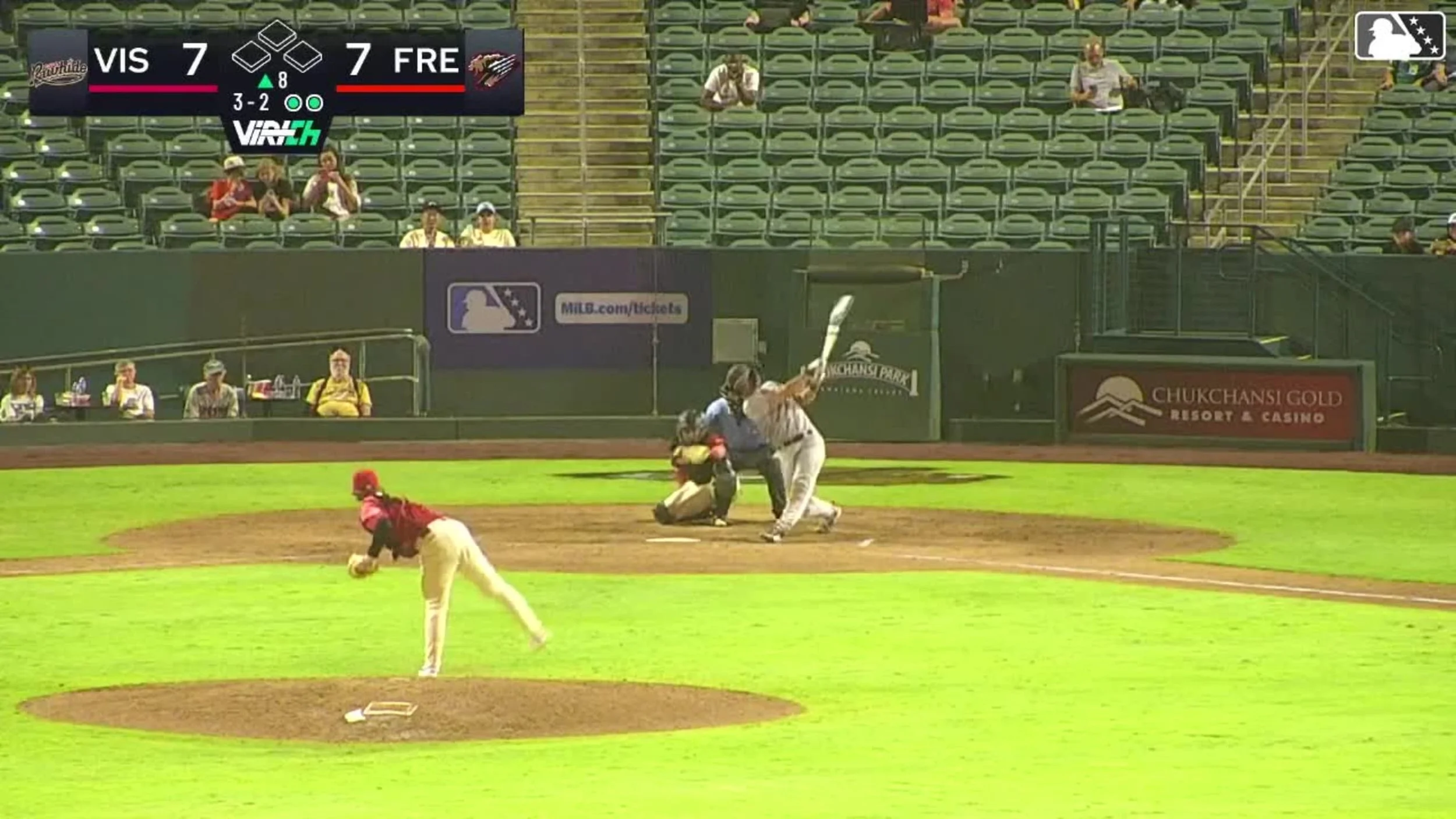 What a start! No. 15 Draft pick Helfrick homers, has 3 hits in pro debut