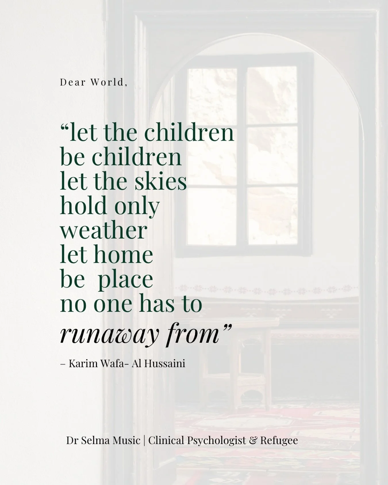 Some words stay with you.

I wrote this down on a scrap of paper the first time I read it and now, I can&rsquo;t say with certainty whether I&rsquo;ve attributed it correctly. If you know who wrote this, please tell me.

What I do know is that these 