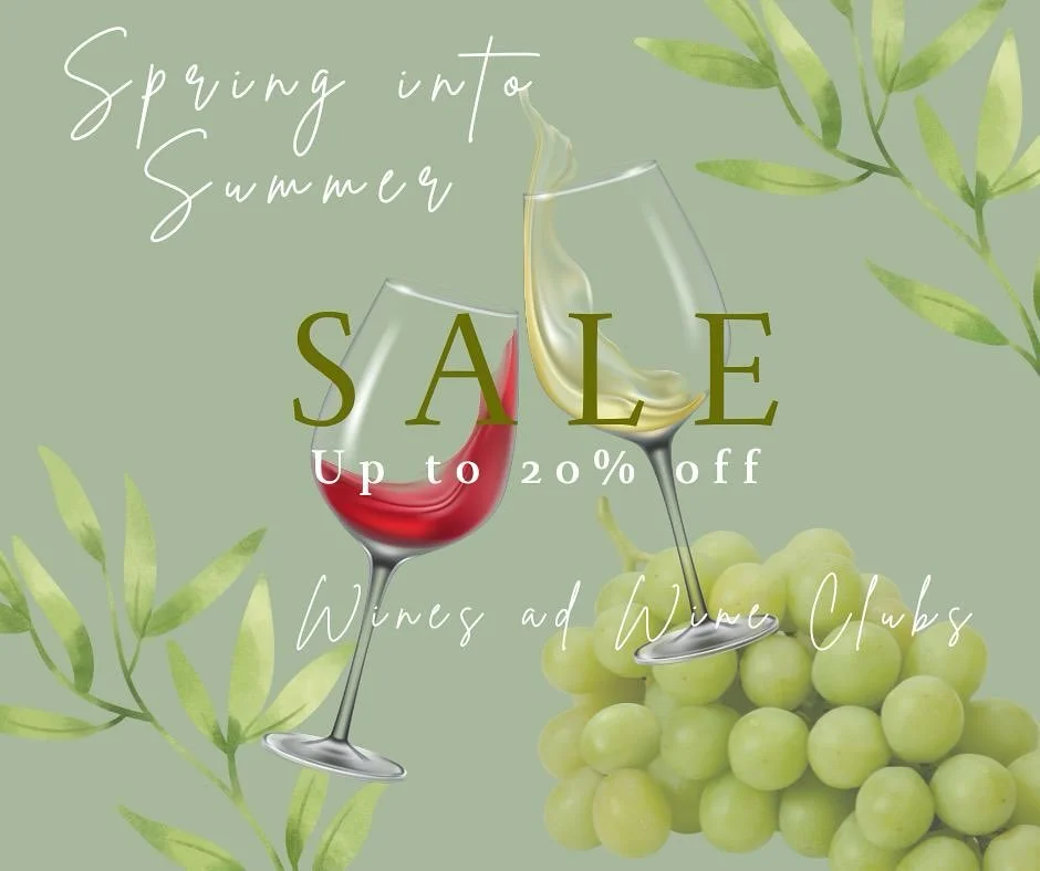 Spring into Summer Wine & Wine Club Sale!! 
On now and just in time for the long weekend!
All wines 10% off and 20% off 3 or more bottles! Wine clubs included! Direct delivery!
#Firewine #wine #winelovers #winetime  #vino #spirits #winetasting