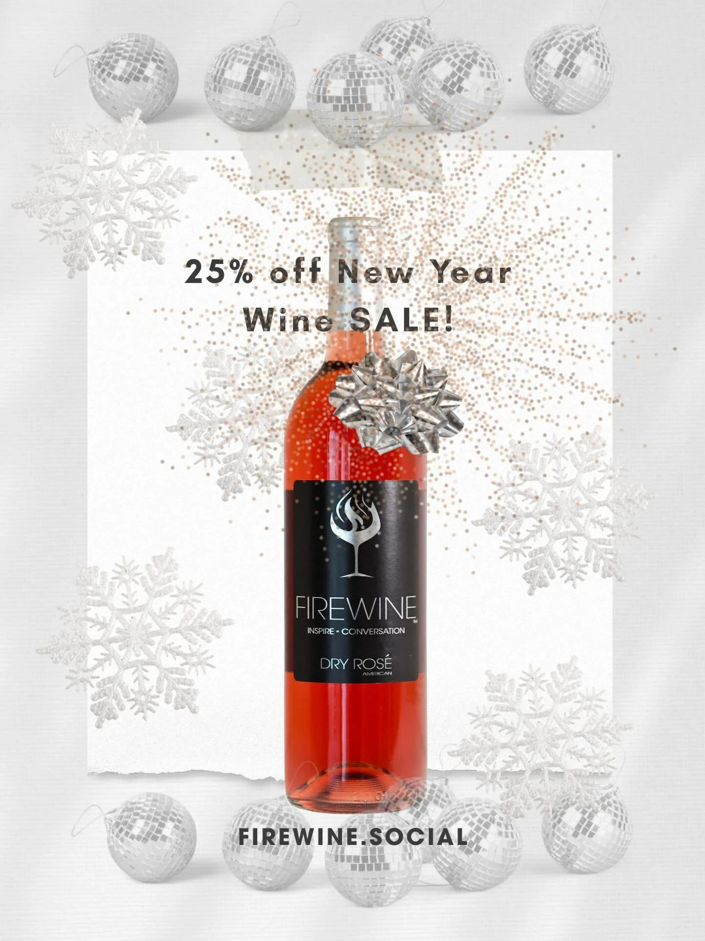 Lowest price of the year on all Firewine wines and wine clubs! Premium Virginia wine delivered direct to your door&mdash;-on sale for a limited time only!  Shop www.firewine.social  #wine #winelover #winetasting #newyear #newyearscelebration #newyear
