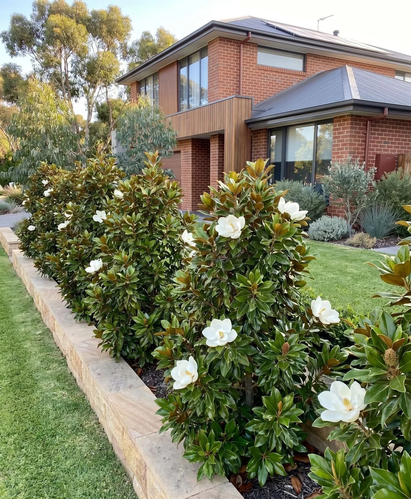 Magnolia-flowering-trees-front-yard