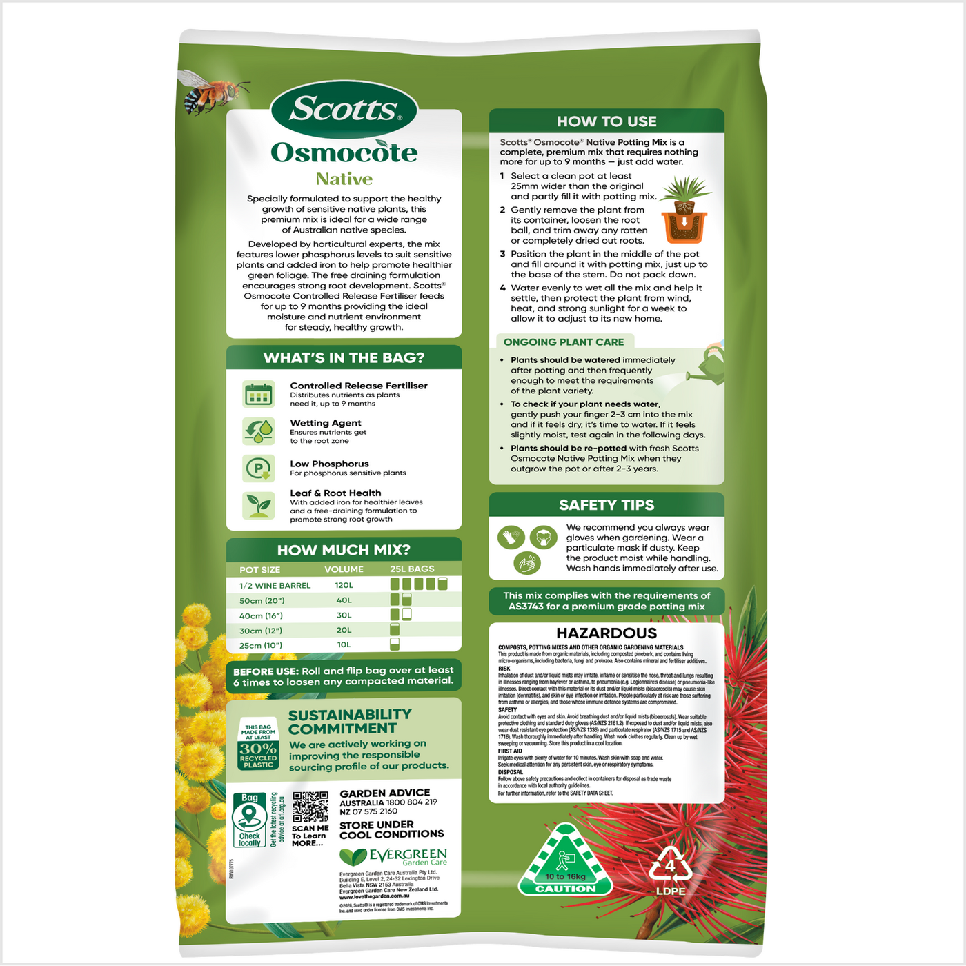 native-osmocote-potting-mix-25L-back