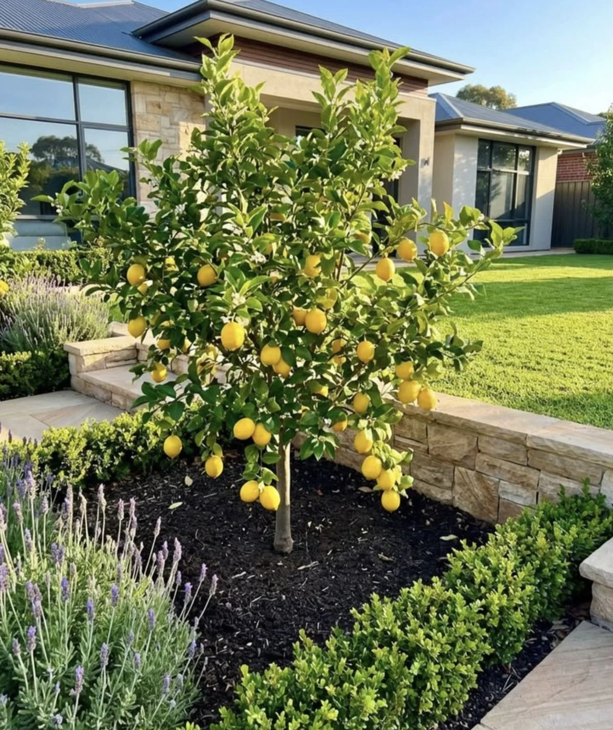 dwarf-eureka-lemon-tree-front-garden
