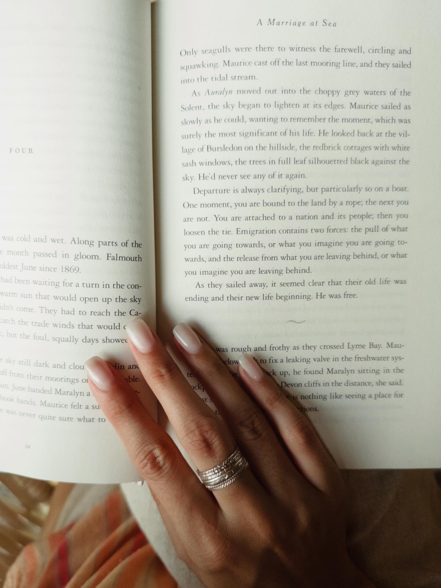 A bit grown out, 2 weeks in, and still looking good. Travel with an IRO gel manicure for long-lasting nails.