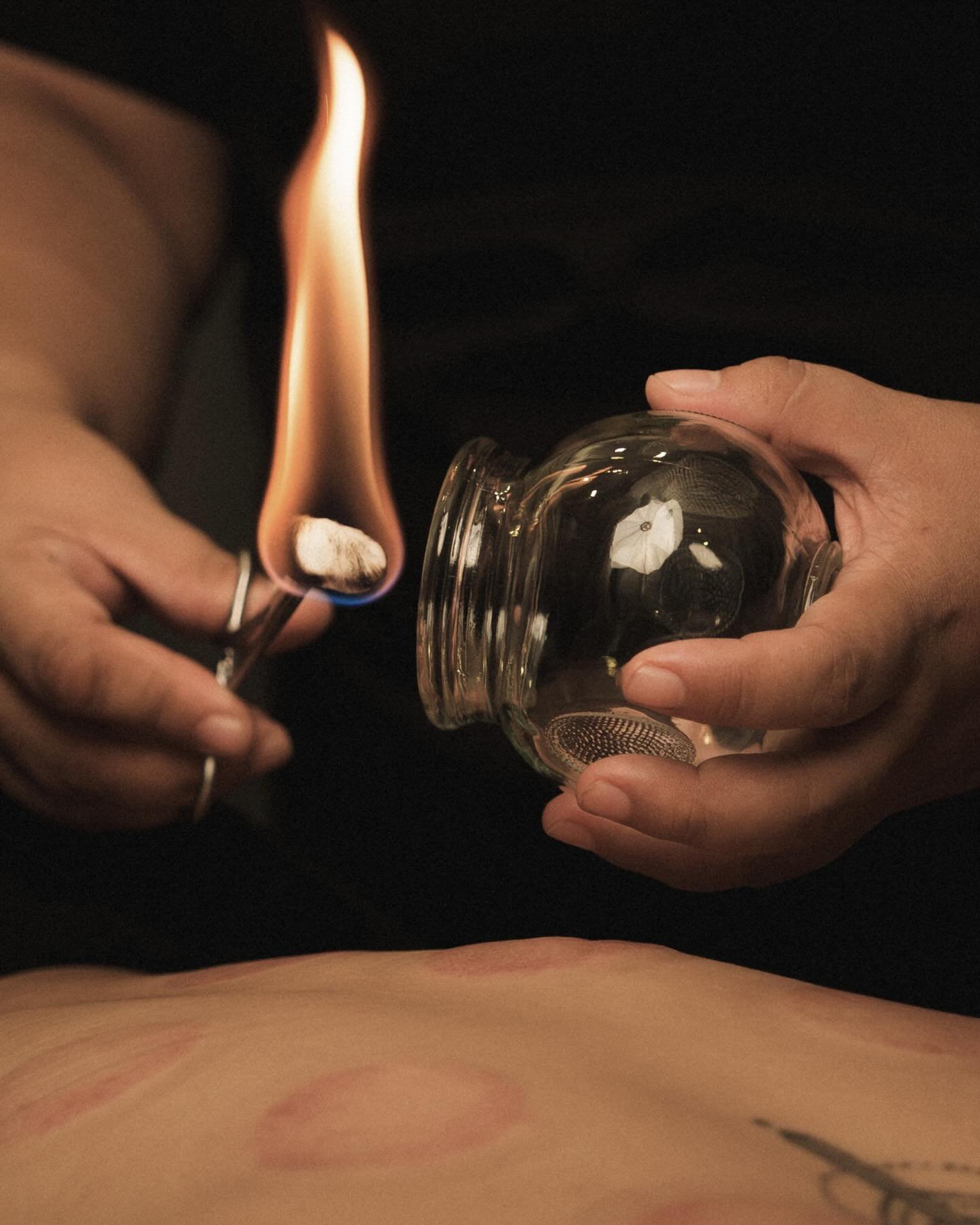 Fire Cupping &mdash; Add-On ✨

A restorative technique rooted in tradition, designed to stimulate circulation, release deep muscular tension, and support the body&rsquo;s natural detox pathways. Through the controlled use of heat, cups are gently app