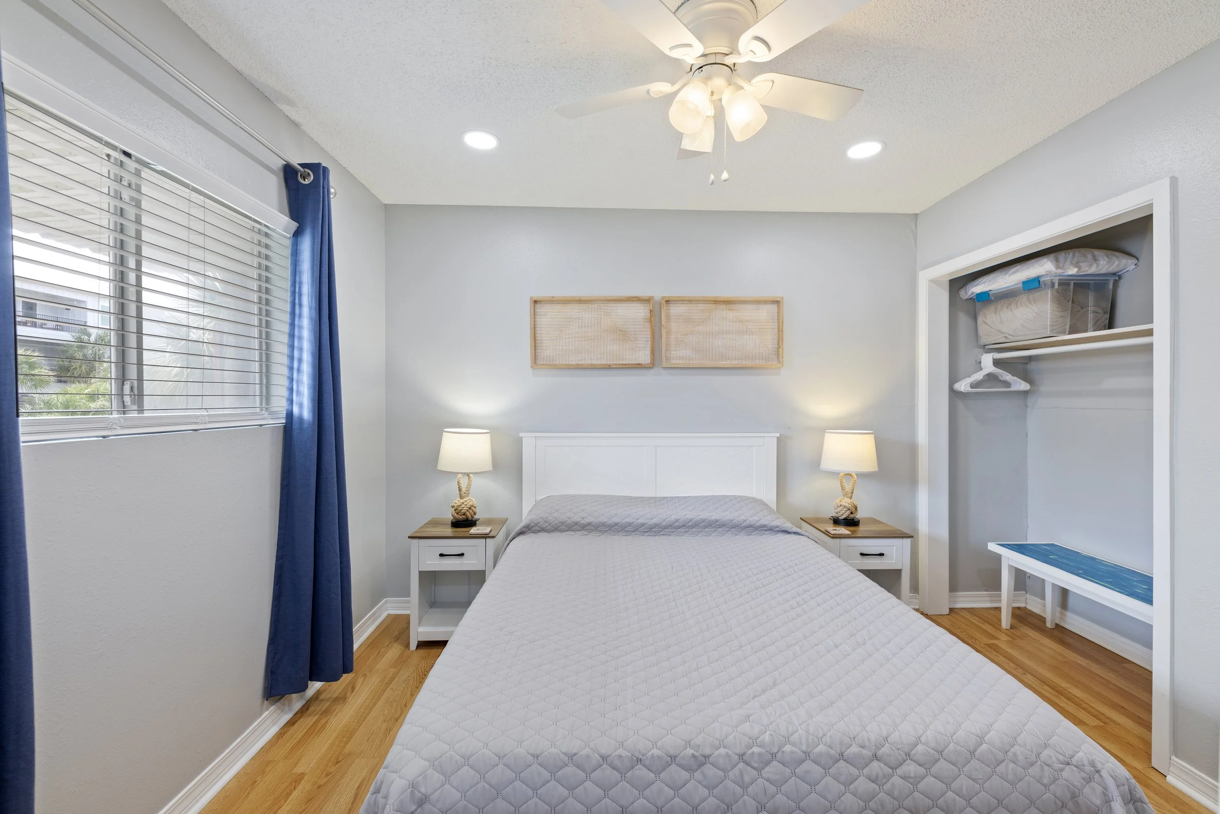 Downstairs Condo bedroom: Can be rented by a group on a first come first serve basis 
