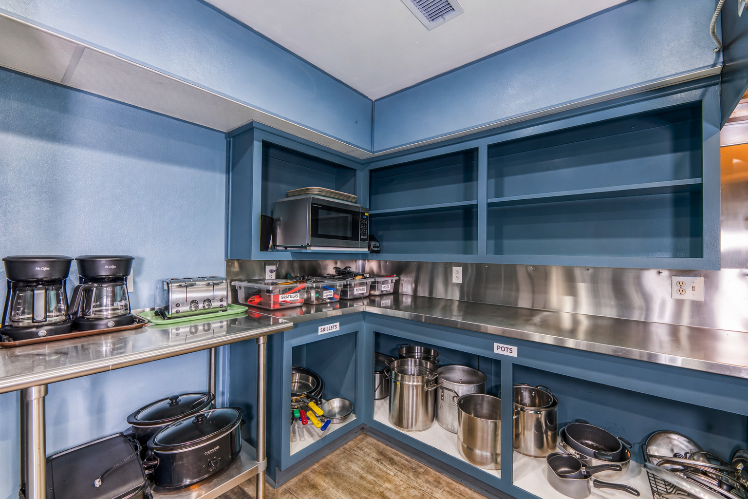 Our state-of-the-art kitchen has everything you need.