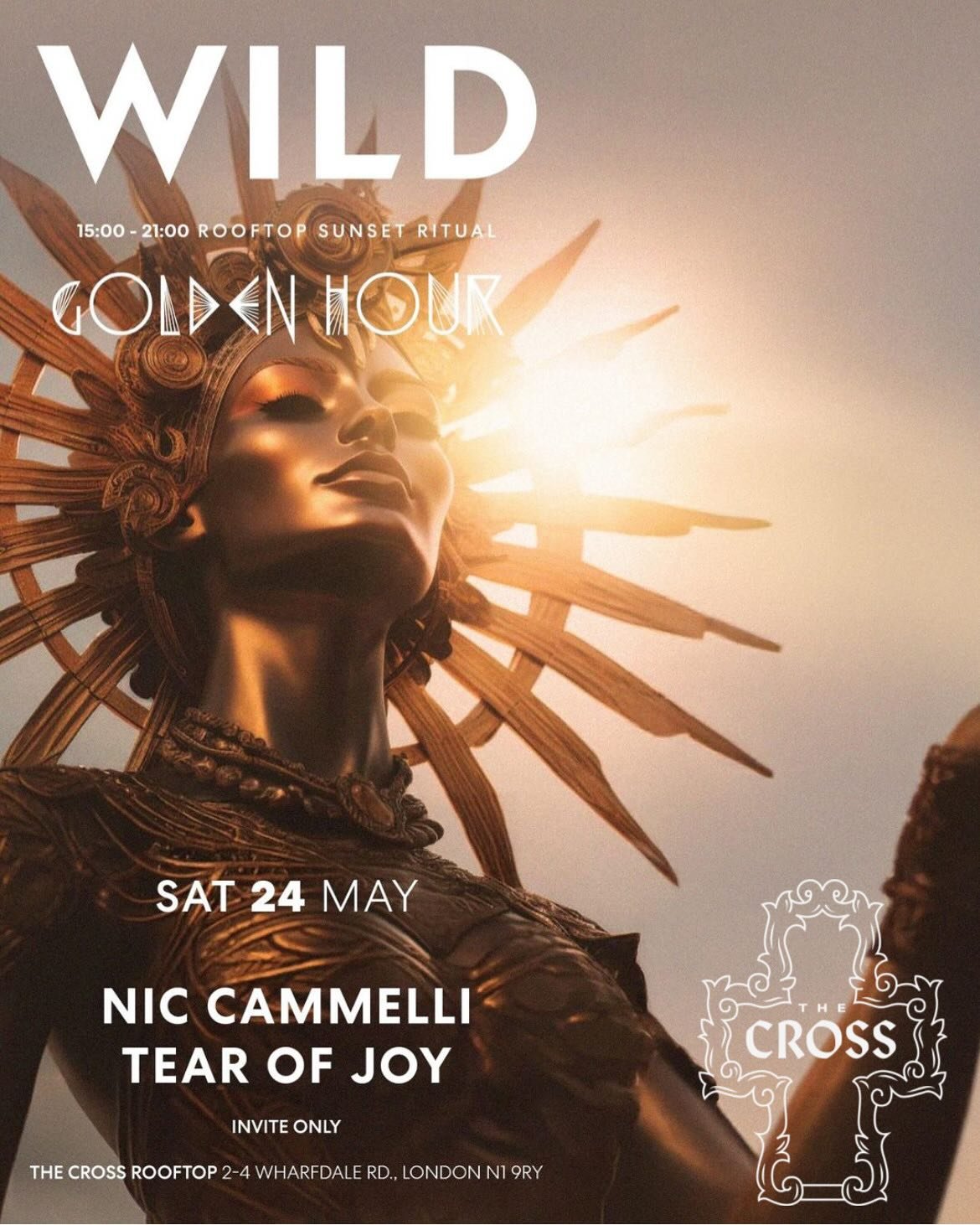 Saturday 24th May The Cross presents : @wild_events_london @djmrlawrence @rai_collective